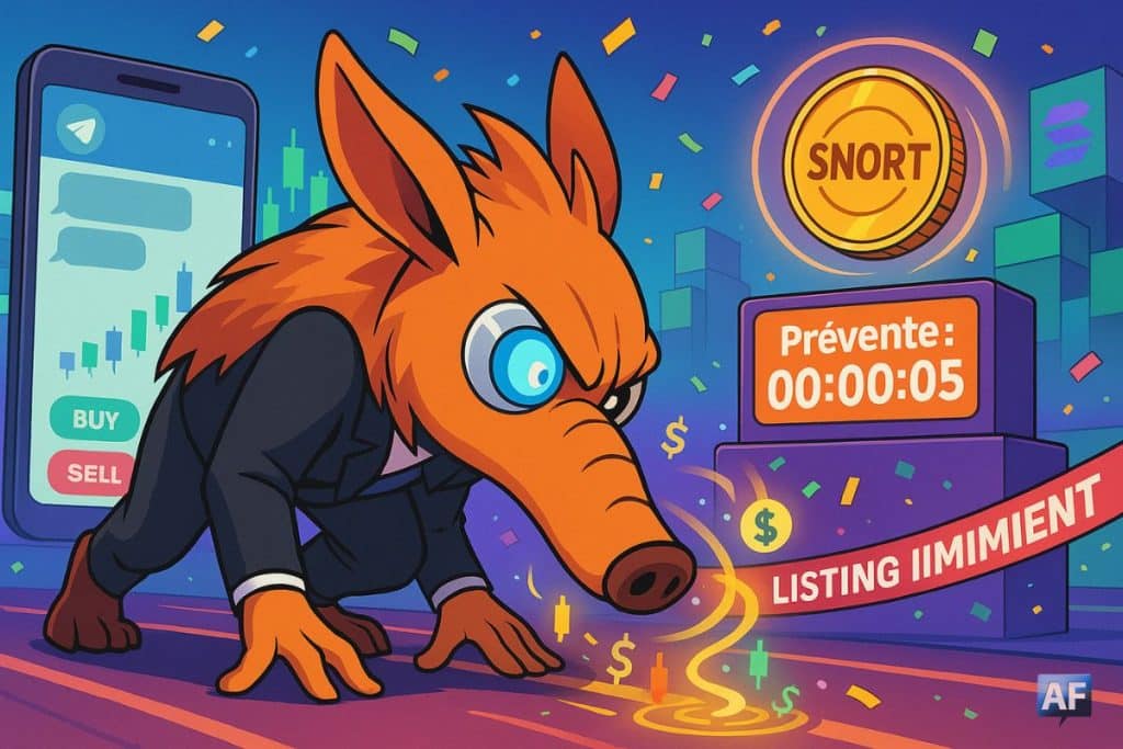 Un aardvark Snorter renifle l'alpha, prêt à sprinter depuis la ligne de départ d'une liste de course.