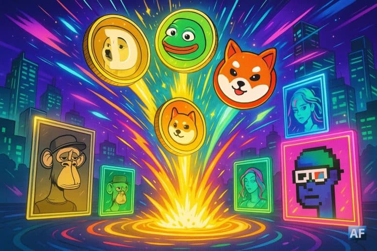 Les memecoins repartent à la hausse : vers un réveil du marché NFT ?