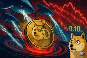 Dogecoin plonge : les whales vendent en masse, la chute vers 0,10 $ menace