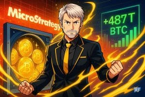 Michael Saylor double la mise : MicroStrategy ajoute 487 BTC à son trésor crypto