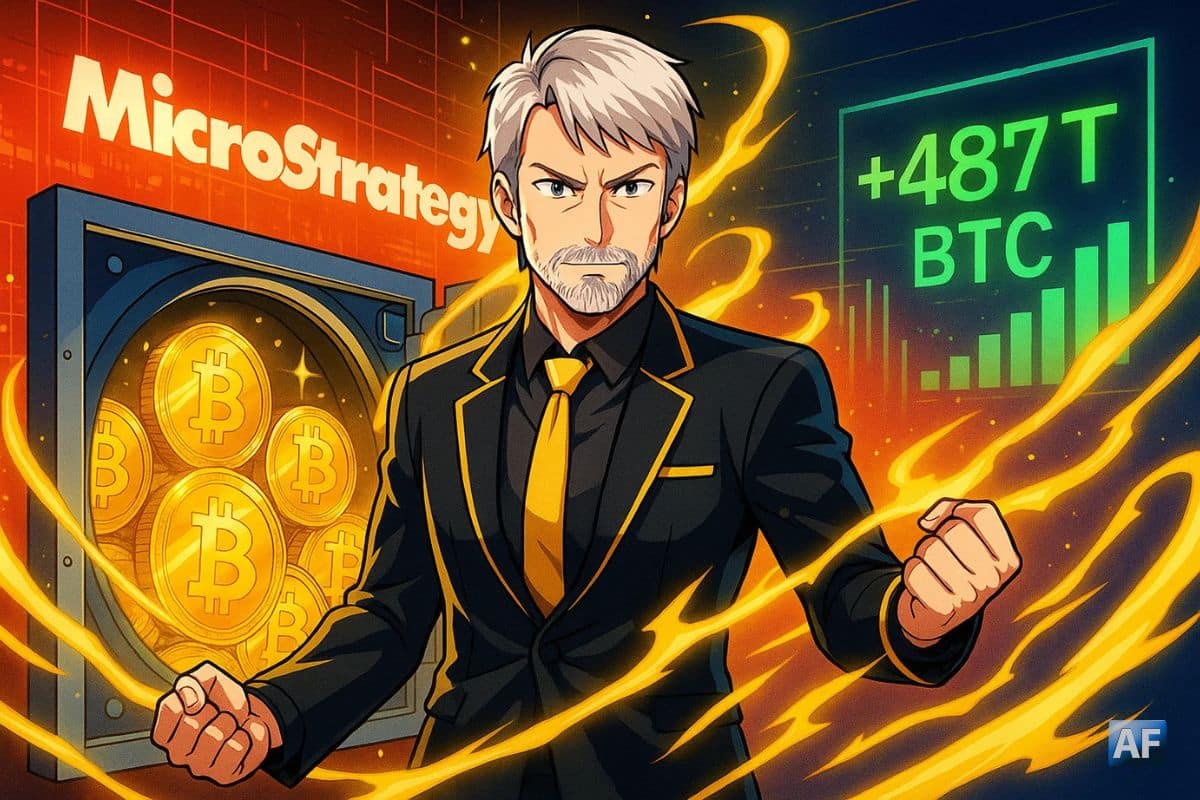 Michael Saylor double la mise : MicroStrategy ajoute 487 BTC à son trésor crypto