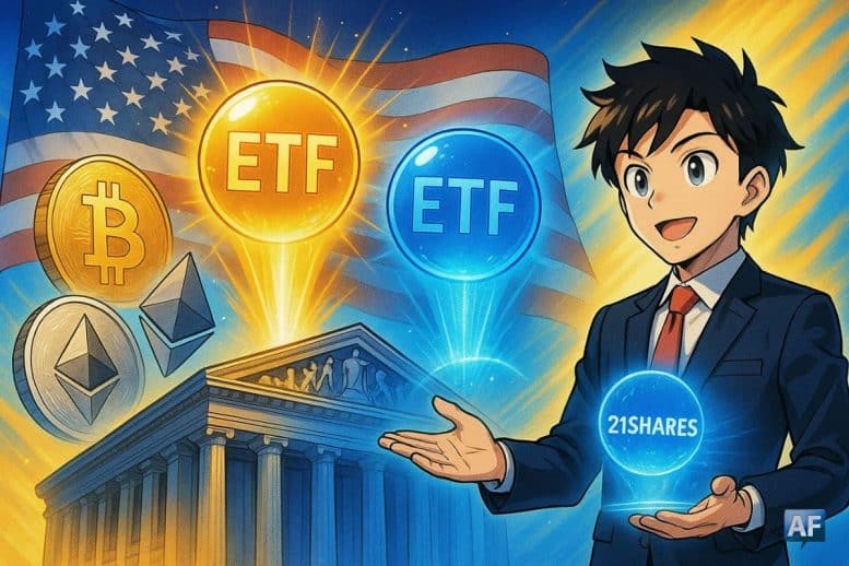 Deux nouveaux ETF crypto signés 21Shares débarquent aux États-Unis