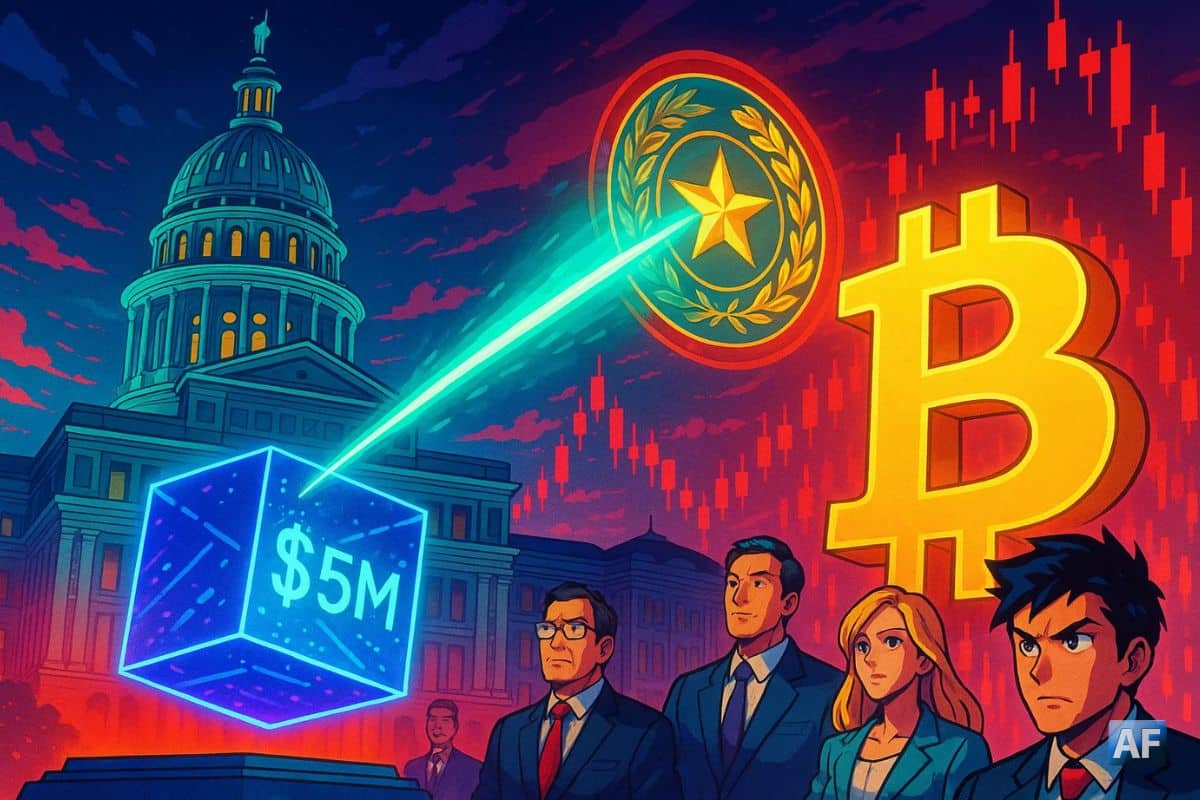 Le Texas mise 5 millions de dollars sur l’ETF Bitcoin BlackRock malgré la baisse du marché