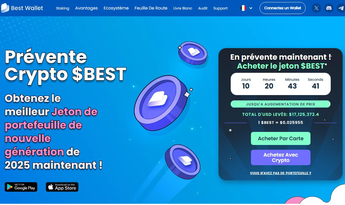 Best Wallet en pleine ruée alors que sa presale entre dans la dernière ligne droite