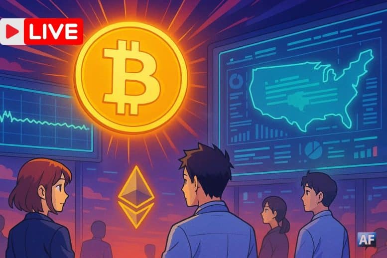 LIVE : Bitcoin calme, Ethereum en retrait — les marchés attendent les données US