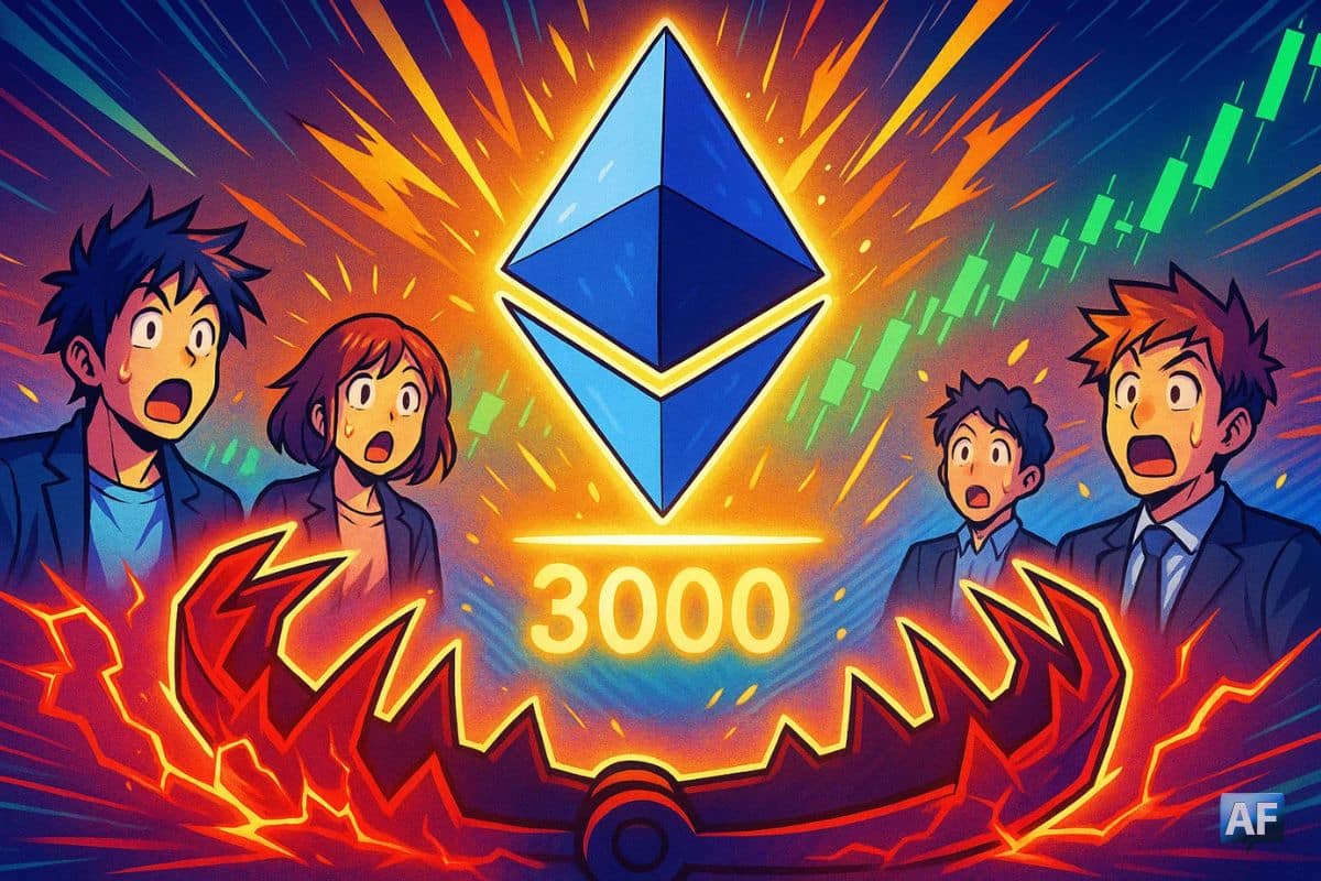 Ethereum surprend les traders : bear trap confirmé, ETH défend les 3 000 $