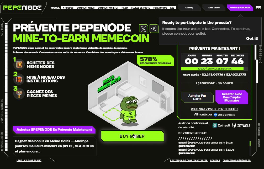 Pepenode : un memecoin qui résiste là où le marché s’effondre