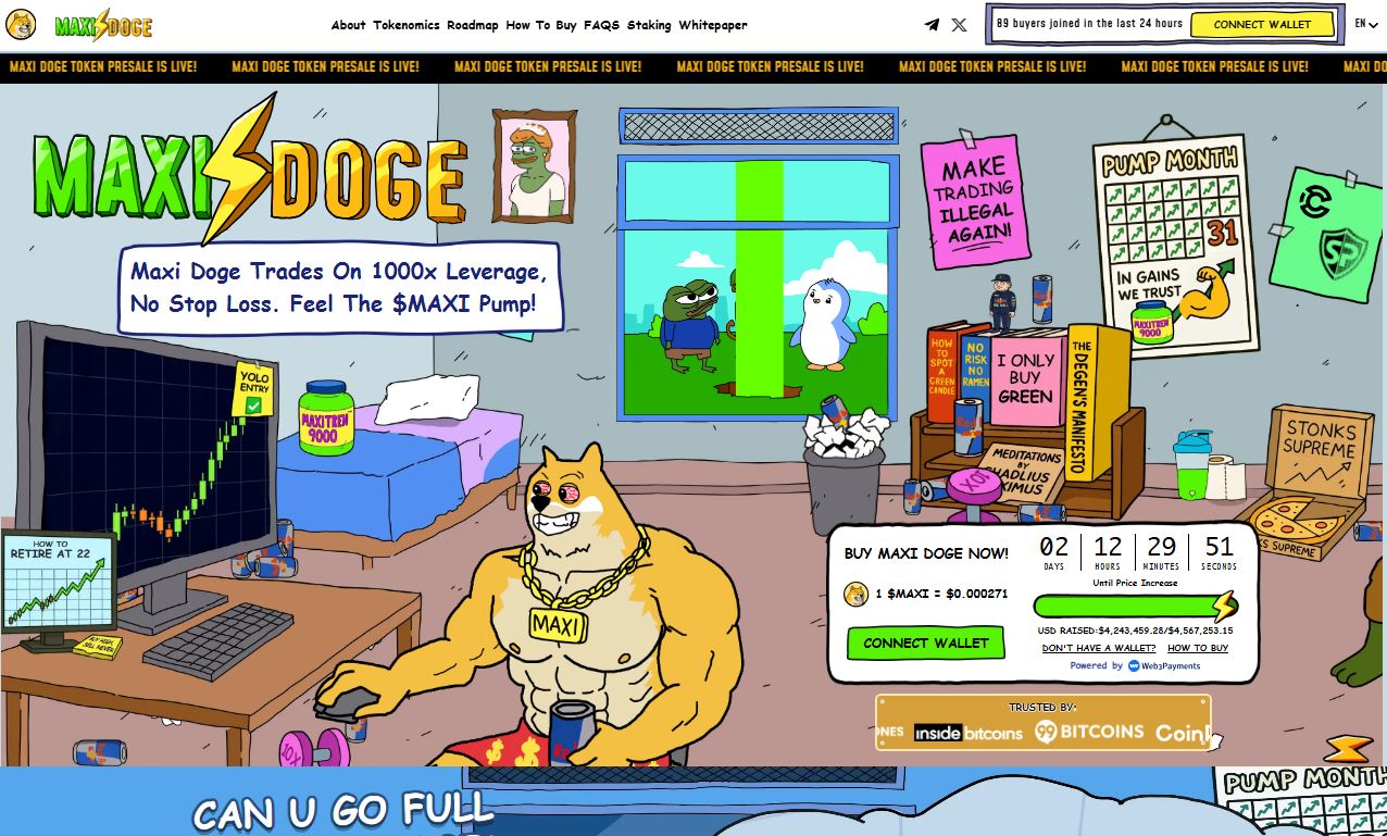 MaxiDoge profite du moment pour se faire une place