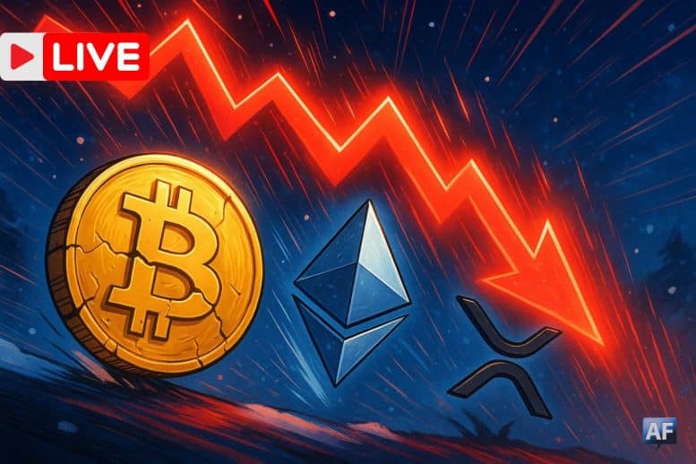 LIVE : Bitcoin plonge sous 87 000 $, Ethereum et XRP reculent — un début décembre sous pression