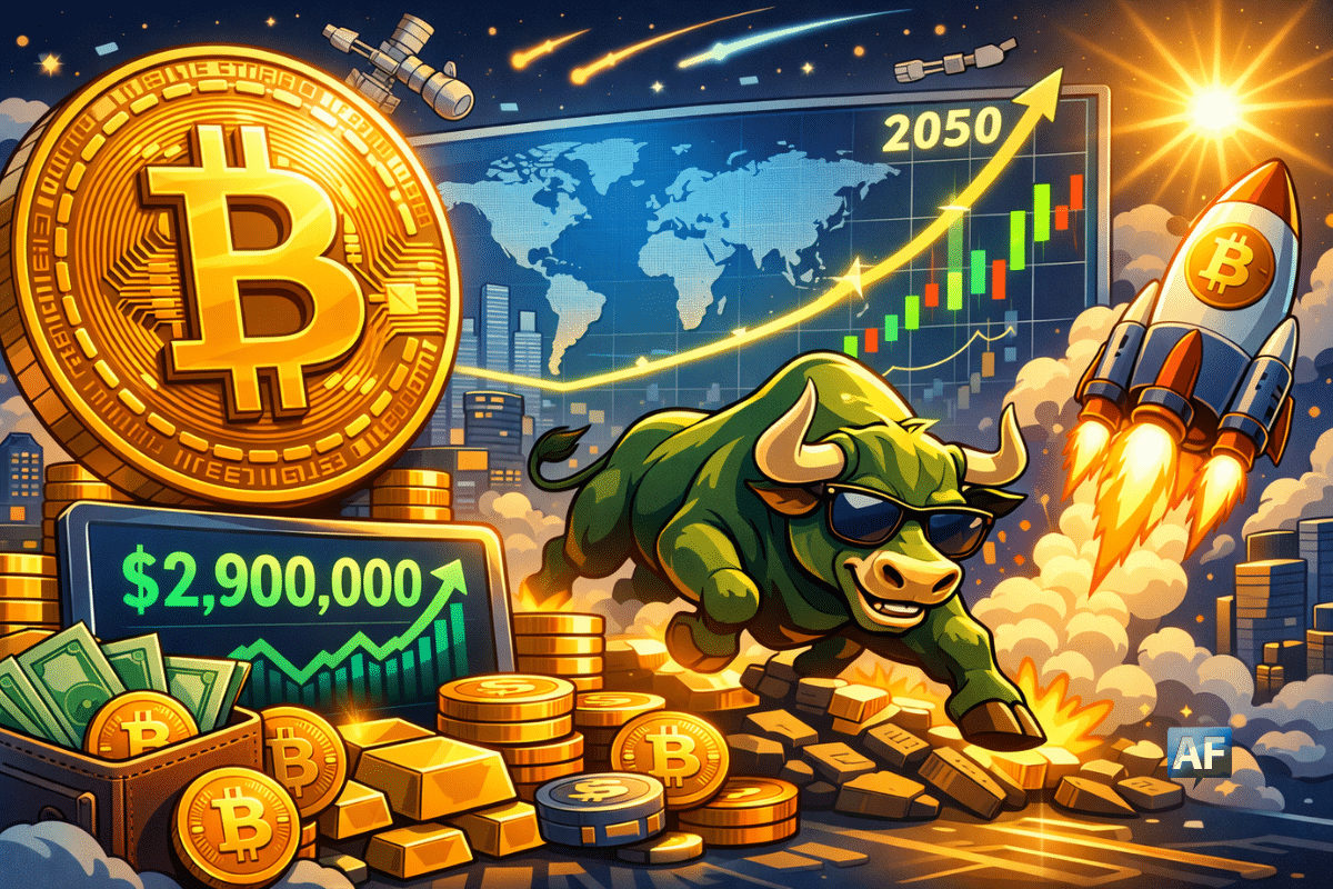 Bitcoin à 2,9 millions de dollars en 2050 ? La projection choc de VanEck