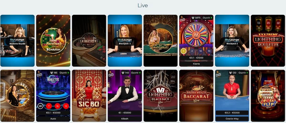 Live casino Luxembourg