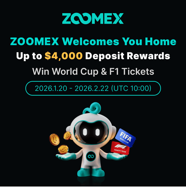 Bonus de bienvenue Zoomex