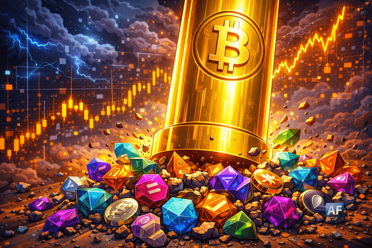 Bitcoin écrase les altcoins